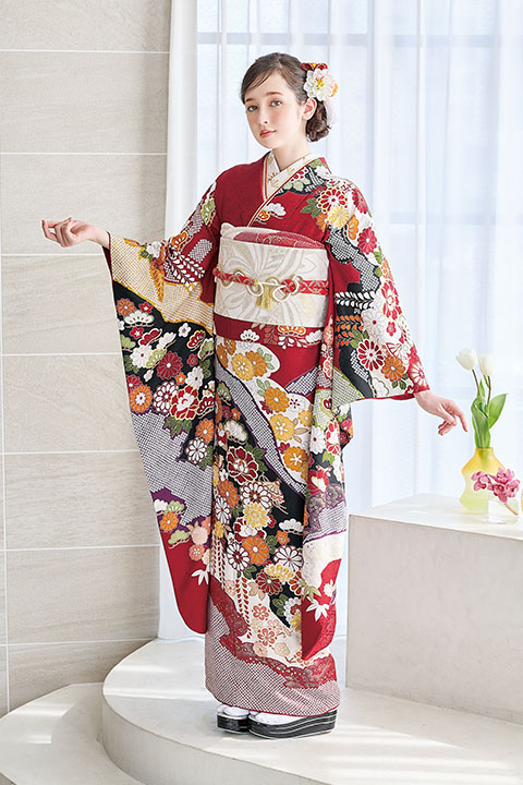 新作振袖　プチブラン　petitblanc