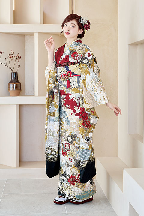 新作振袖　プチブラン　petitblanc