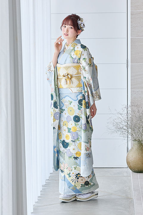 新作振袖　プチブラン　petitblanc