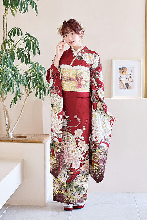 新作振袖　プチブラン　petitblanc