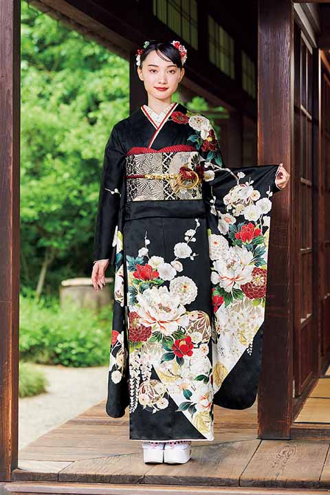 三洋繊維　振袖　レンタル　振袖日和