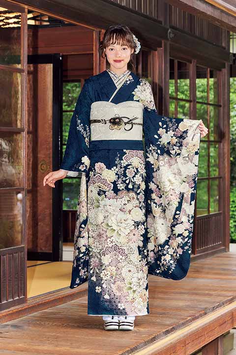 三洋繊維　振袖　レンタル　振袖日和